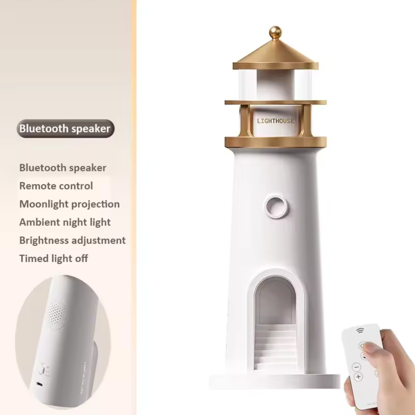 Lighthouse Moon Projector